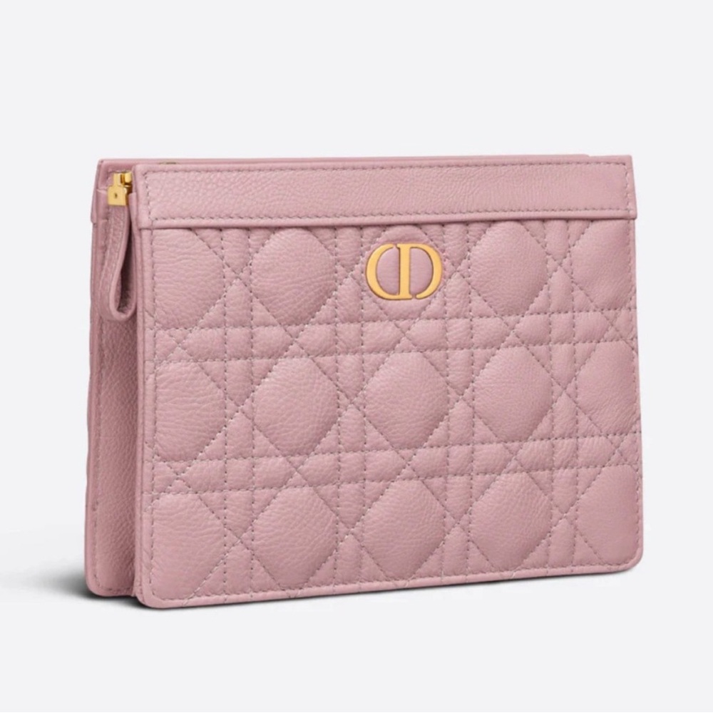 Christian Dior Caro Pouch/Cross Body/WOC Peony Pink - Picture 2 of 14